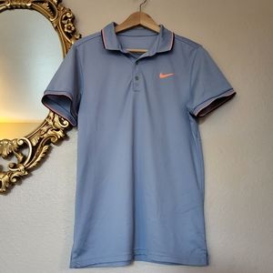 Nike DRI-Fit Golf Polo Shirt in University Blue